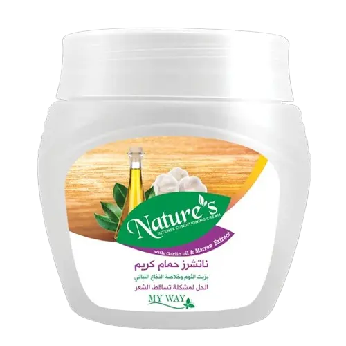 حمام كريم ناتشرز بخلاصة الثوم والنخاع ماى واى 