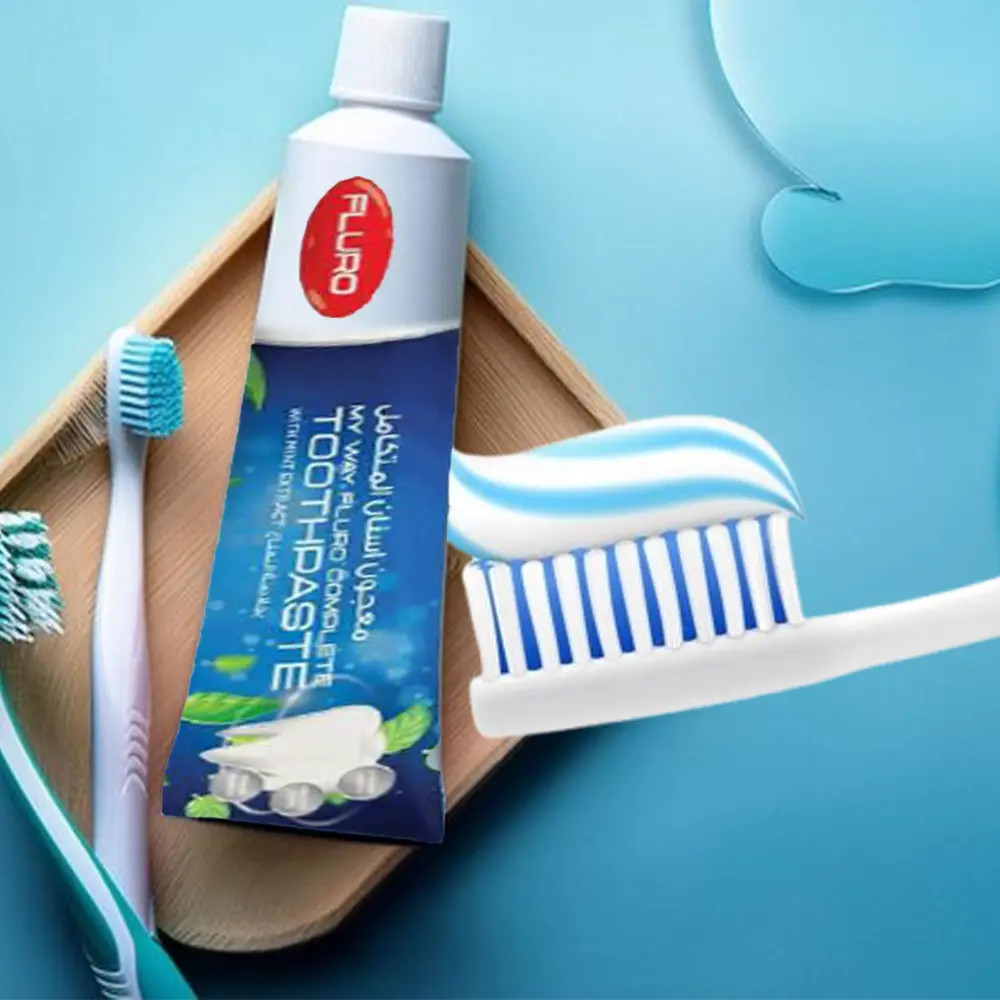 معجون الاسنان المتكامل بالنعناع-FLURO-TOOTHPASTE-code2089-75gm