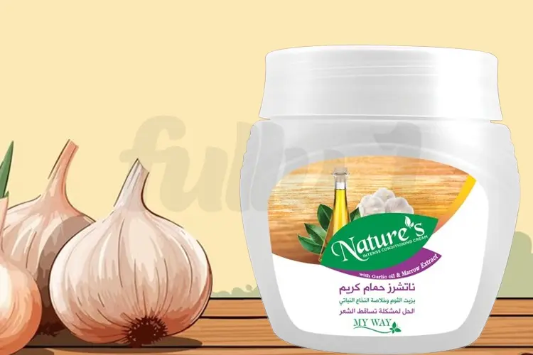 حمام كريم ناتشرز بخلاصة الثوم والنخاع – 500 جم |  Nature's