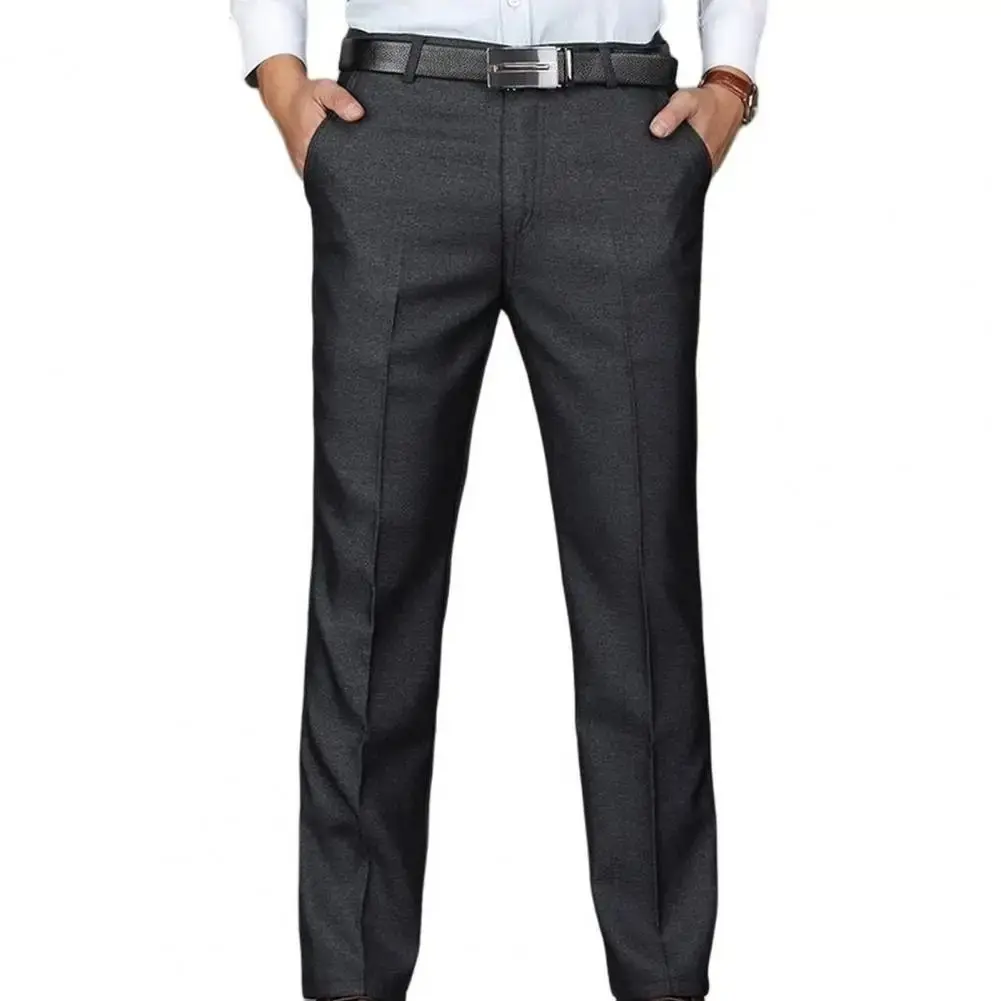 Elevate your wardrobe with these high-quality men’s suit pants. Perfect for autumn and winter, these dress pants come in black and blue with an elastic fit, offering classic style and comfort. Available in big sizes, they’re ideal for business and office wear | US $2.83