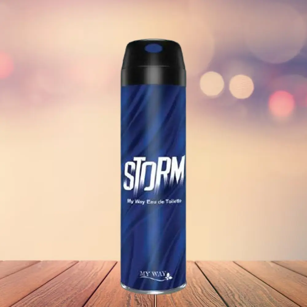 مزيل عرق ومعطر الجسم STORM (ستورم) 150ml | برائحة برفانك المفضل للرجال