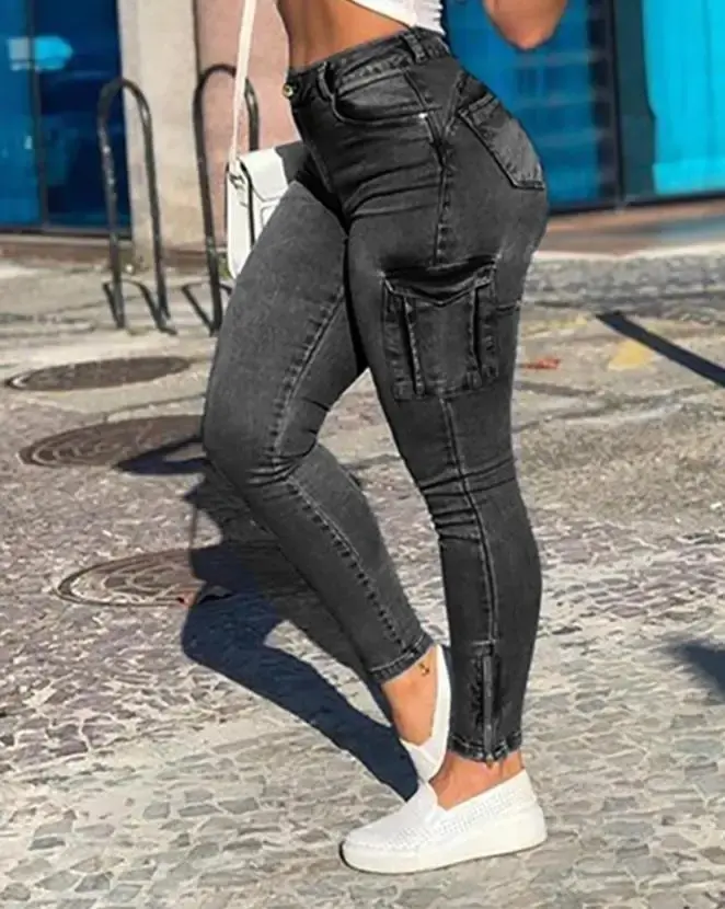 Elevate your summer wardrobe with these 2025 women's denim pants, embodying the latest fashion trends, Perfect for casual daily wear | US $0.89
