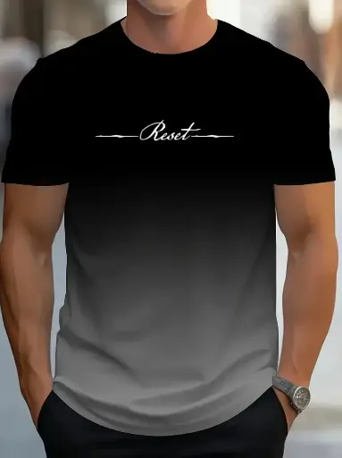 Stay stylish and comfortable this summer with our Gradient 3D Printed T-shirt. Breathable, lightweight, and perfect for sports or casual wear. | US $1.36