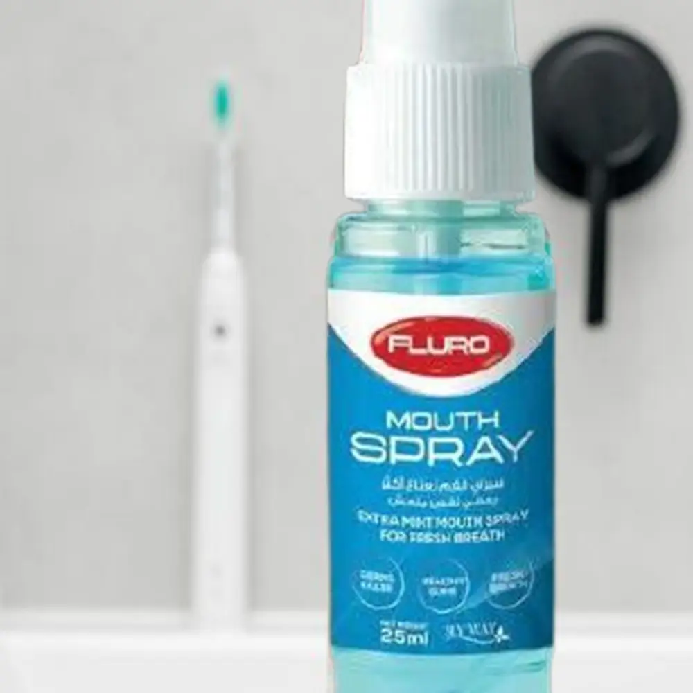 فلورو سبراي الفم بالنعناع |25 مل|| |FLURO MOUTH SPRAY | MYWAY