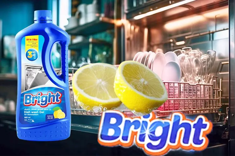 برايت جل منظف الصحون لغسالات الأطباق  660 مل | Myway | Bright