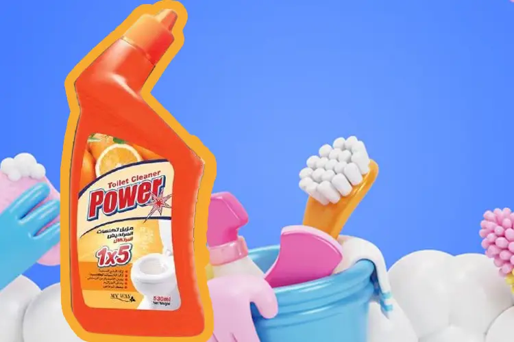 باور بلس منظف التواليت برائحة البرتقال 530 مل | (Power Plus) | MYWAY