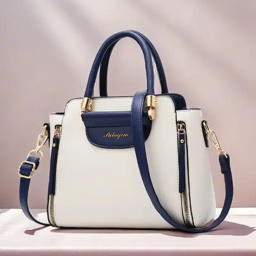 Upgrade your 2025 style with this fashionable women's bag. Featuring a chic hit-color design, it can be used as a hand-held bag, shoulder bag, or messenger bag. Perfect for all occasions, it embodies a versatile and modern European and American flair | US $0.39